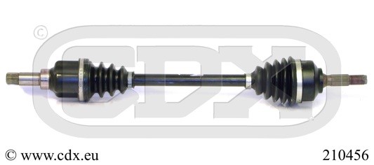 Drivaxel Peugeot 1007 (km_), framaxel vänster Cdx 210456 CDX