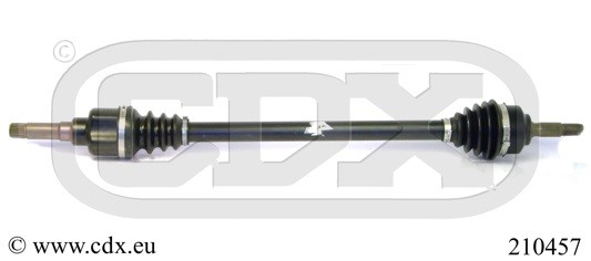 Drivaxel Peugeot 1007 (km_), framaxel höger Cdx 210457 CDX