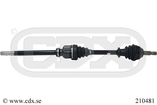 Drivaxel, framaxel höger Cdx 210481 CDX