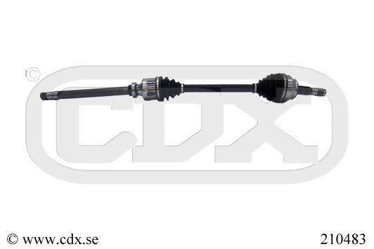 Drivaxel, framaxel höger Cdx 210483 CDX