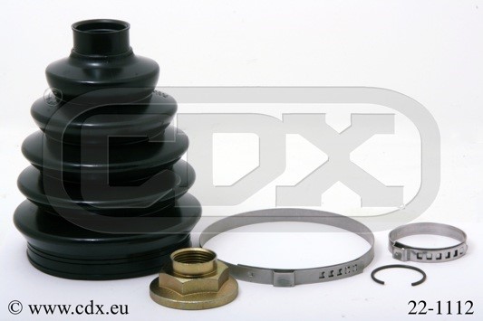 Dammskydd, drivaxel, På hjulsidan Cdx 22-1112 CDX