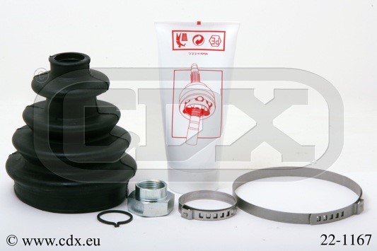 Dammskydd, drivaxel, Framaxel, På hjulsidan Cdx 22-1167 CDX Dammskydd, drivaxel, Framaxel, På hjulsidan Cdx 22-1167 CDX