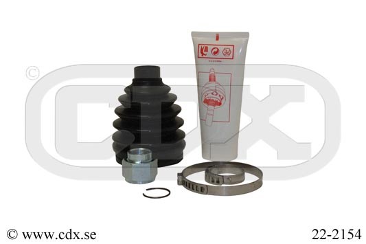 Dammskydd, drivaxel, På hjulsidan Cdx 22-2154 CDX