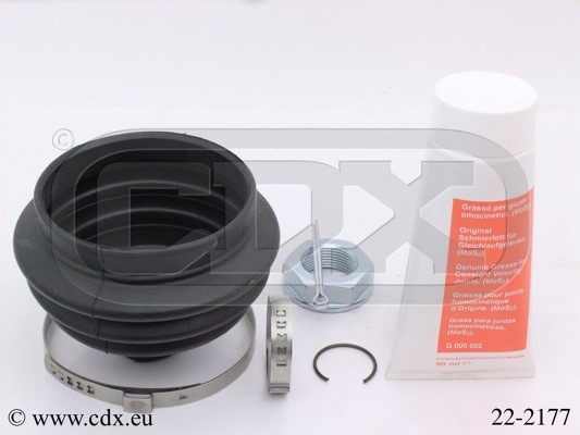 Dammskydd, drivaxel, På hjulsidan Cdx 22-2177 CDX