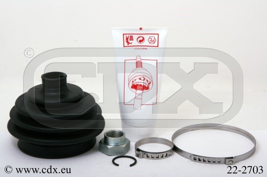 Dammskydd, drivaxel, På hjulsidan Cdx 22-2703 CDX
