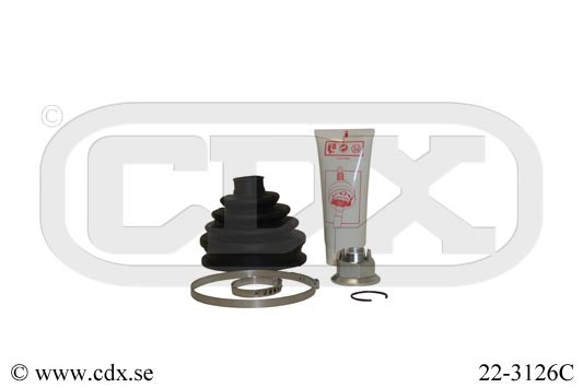 Dammskydd, drivaxel, På hjulsidan Cdx 22-3126C CDX Dammskydd, drivaxel, På hjulsidan Cdx 22-3126C CDX