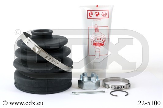 Dammskydd, drivaxel, På hjulsidan Cdx 22-5100 CDX