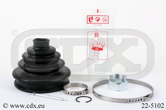 Dammskydd, drivaxel, På hjulsidan Cdx 22-5102 CDX