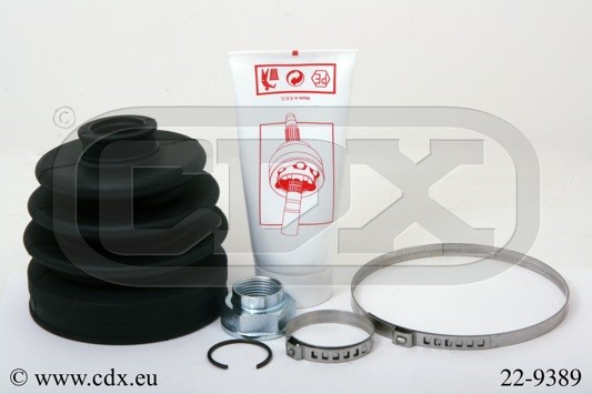 Dammskydd, drivaxel, På hjulsidan, på växellådssidan, framaxel vä CDX
