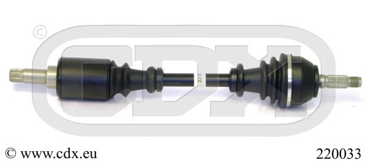 Drivaxel, framaxel vänster Cdx 220033 CDX