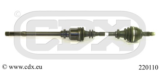 Drivaxel, framaxel höger Cdx 220110 CDX