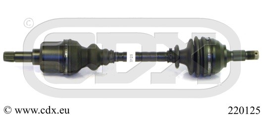 Drivaxel, framaxel vänster Cdx 220125 CDX