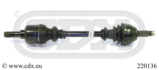 Drivaxel, framaxel vänster Cdx 220136 CDX