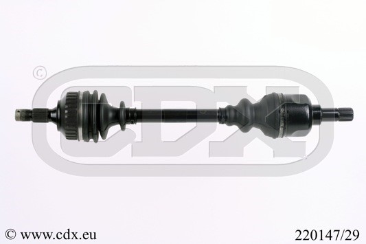 Drivaxel, framaxel vänster Cdx 220147/29 CDX