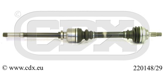 Drivaxel, framaxel höger Cdx 220148/29 CDX