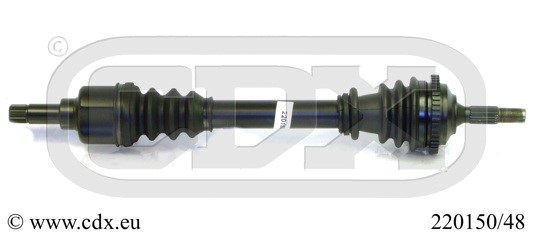 Drivaxel, framaxel vänster Cdx 220150/48 CDX