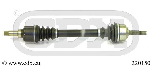 Drivaxel, framaxel vänster Cdx 220150 CDX