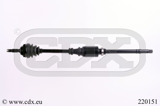Drivaxel, framaxel höger Cdx 220151 CDX