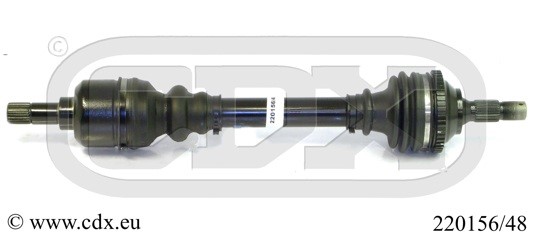 Drivaxel, framaxel vänster Cdx 220156/48 CDX