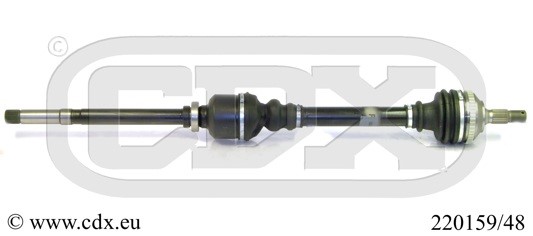 Drivaxel, framaxel höger Cdx 220159/48 CDX