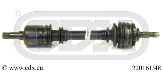 Drivaxel, framaxel vänster Cdx 220161/48 CDX