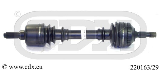 Drivaxel, framaxel vänster Cdx 220163/29 CDX