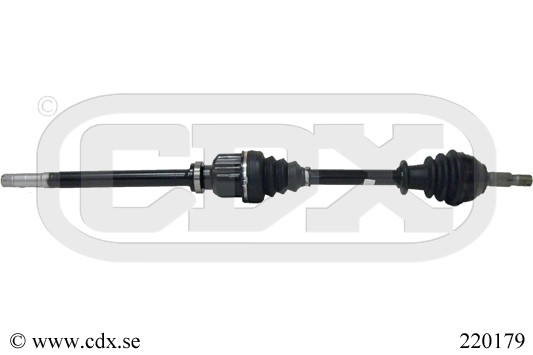 Drivaxel, framaxel höger Cdx 220179 CDX