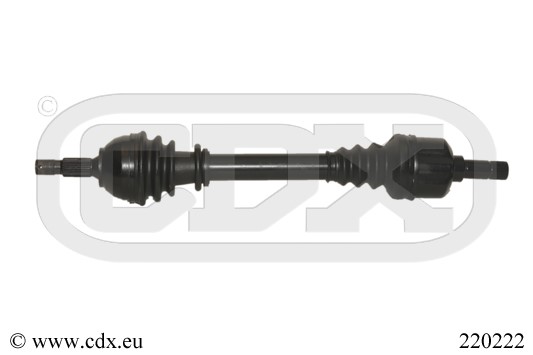 Drivaxel, framaxel vänster Cdx 220222 CDX