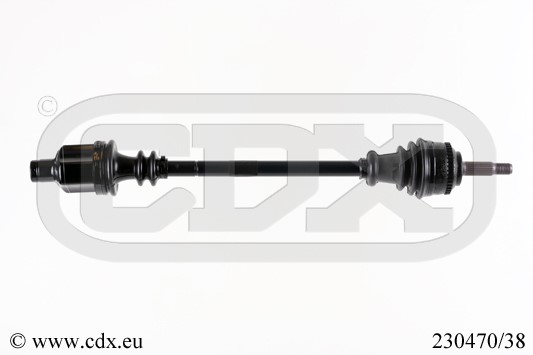 Drivaxel, framaxel höger Cdx 230470/38 CDX