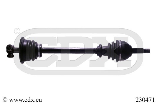 Drivaxel, framaxel vänster Cdx 230471 CDX Drivaxel, framaxel vänster Cdx 230471 CDX