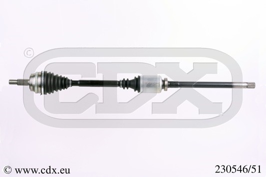Drivaxel, framaxel höger Cdx 230546/51 CDX