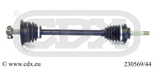 Drivaxel, framaxel vänster Cdx 230569/44 CDX