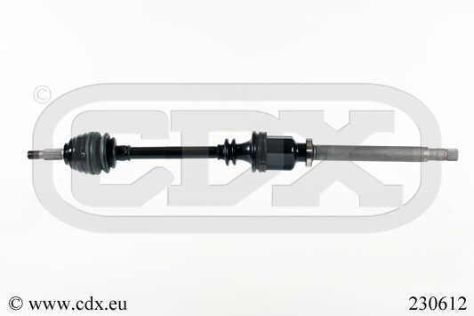 Drivaxel Renault Clio Iii (br0/1, Cr0/1), framaxel höger Cdx 2306 CDX