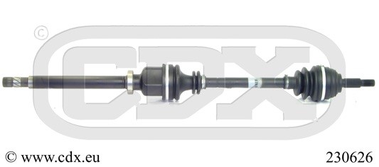 Drivaxel, framaxel höger Cdx 230626 CDX