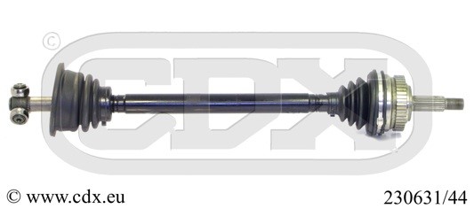 Drivaxel, framaxel vänster Cdx 230631/44 CDX Drivaxel, framaxel vänster Cdx 230631/44 CDX