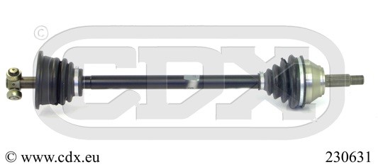 Drivaxel, framaxel vänster Cdx 230631 CDX