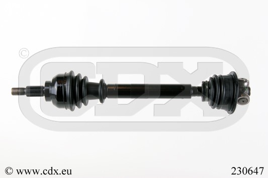 Drivaxel, framaxel vänster Cdx 230647 CDX