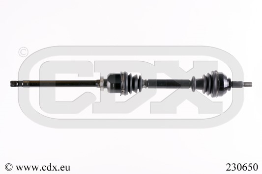 Drivaxel, framaxel höger Cdx 230650 CDX