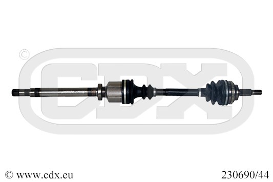 Drivaxel, framaxel höger Cdx 230690/44 CDX