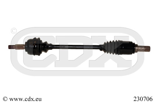 Drivaxel Renault Twingo Ii (cn0_), framaxel vänster Cdx 230706 CDX