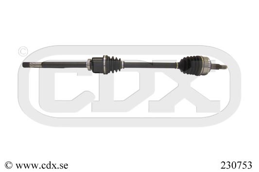Drivaxel, framaxel höger Cdx 230753 CDX