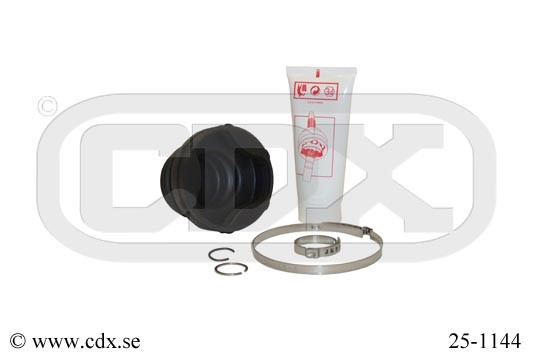 Dammskydd, drivaxel, på växellådssidan Cdx 25-1144 CDX