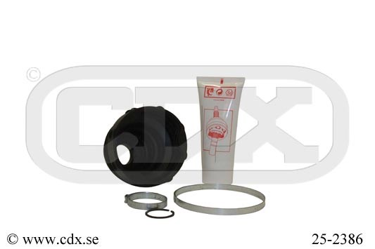 Dammskydd, drivaxel, på växellådssidan Cdx 25-2386 CDX