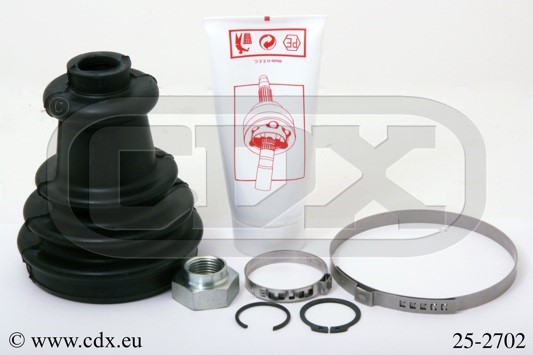 Dammskydd, drivaxel, Framaxel, på växellådssidan Cdx 25-2702 CDX