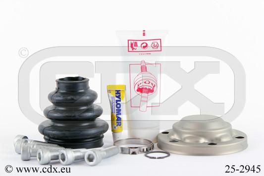 Dammskydd, drivaxel, Bakaxel, på växellådssidan Cdx 25-2945 CDX