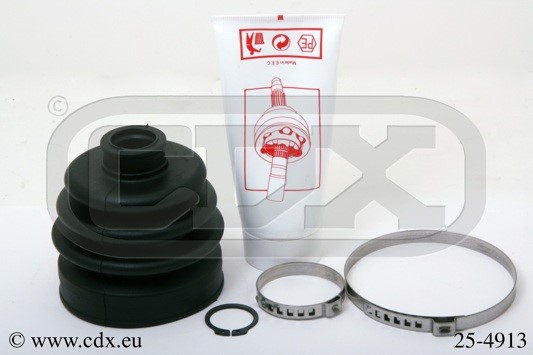 Dammskydd, drivaxel, på växellådssidan, framaxel vänster Cdx 25-4 CDX