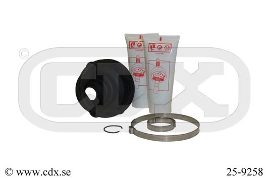 Dammskydd, drivaxel, på växellådssidan Cdx 25-9258 CDX