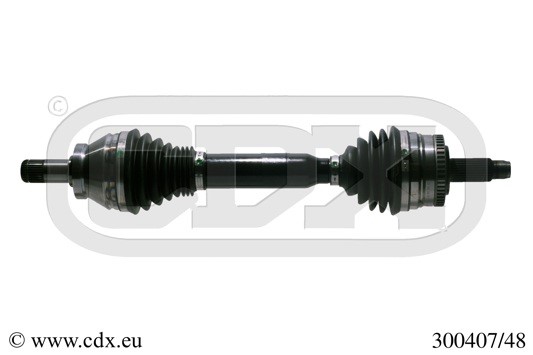 Drivaxel, framaxel vänster Cdx 300407/48 CDX
