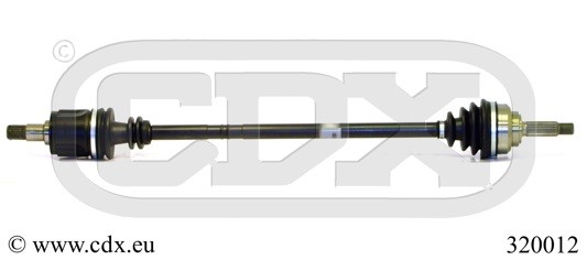 Drivaxel, framaxel höger Cdx 320012 CDX