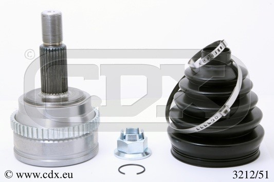 Drivknut, På hjulsidan Cdx 3212/51 CDX